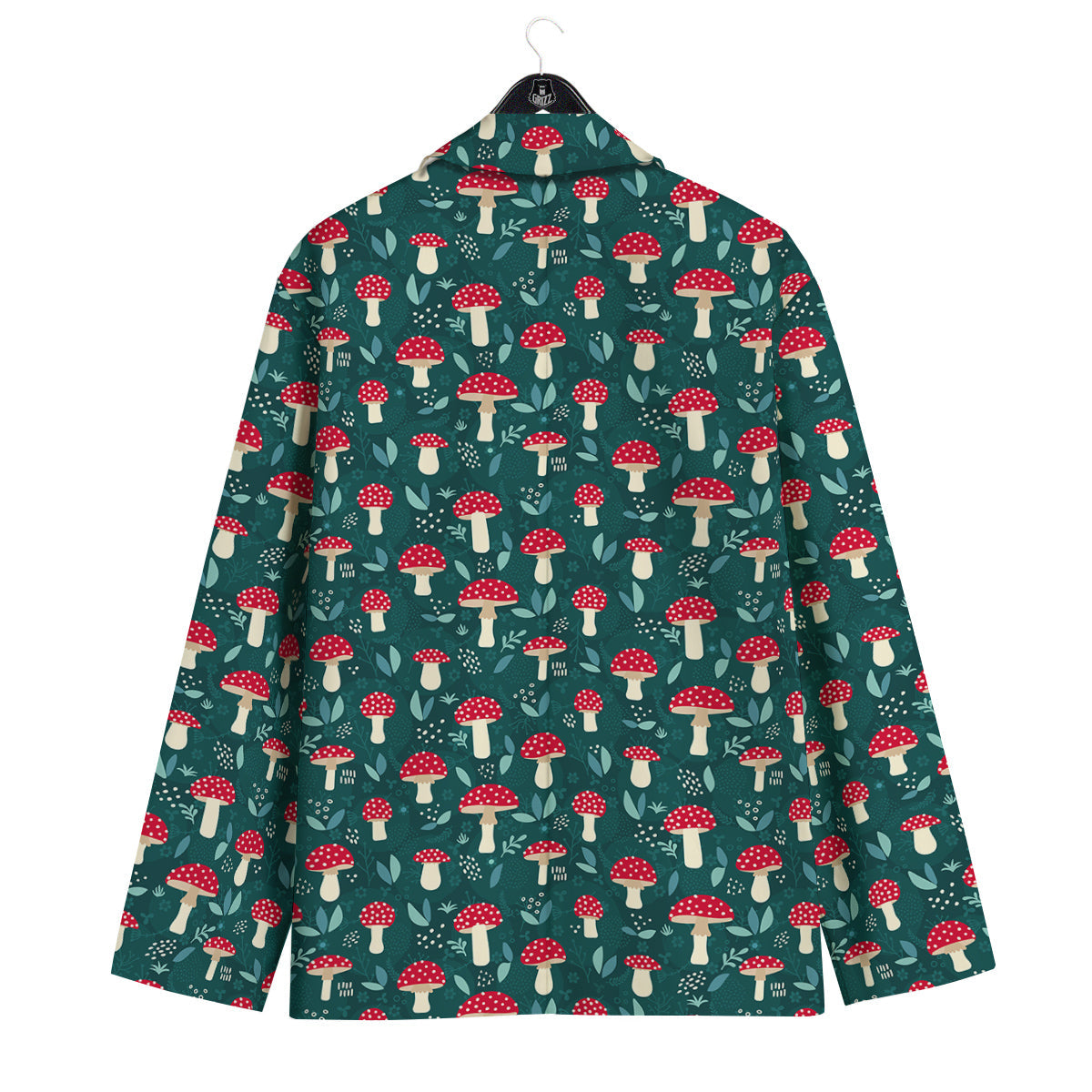 Mushroom Cute Print Pattern Men's Sport Coat-grizzshop