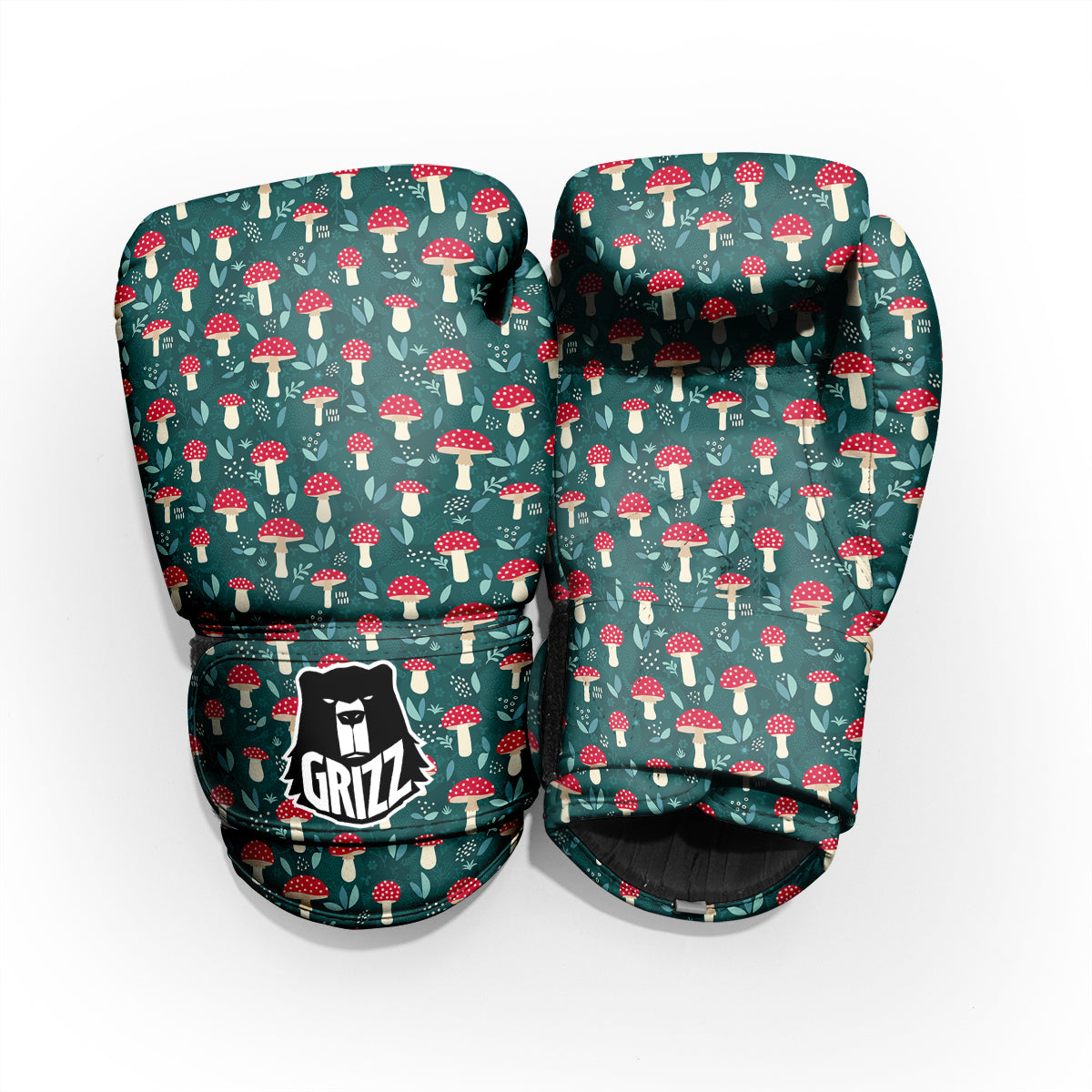 Mushroom Cute Print Pattern Pro Boxing Glove