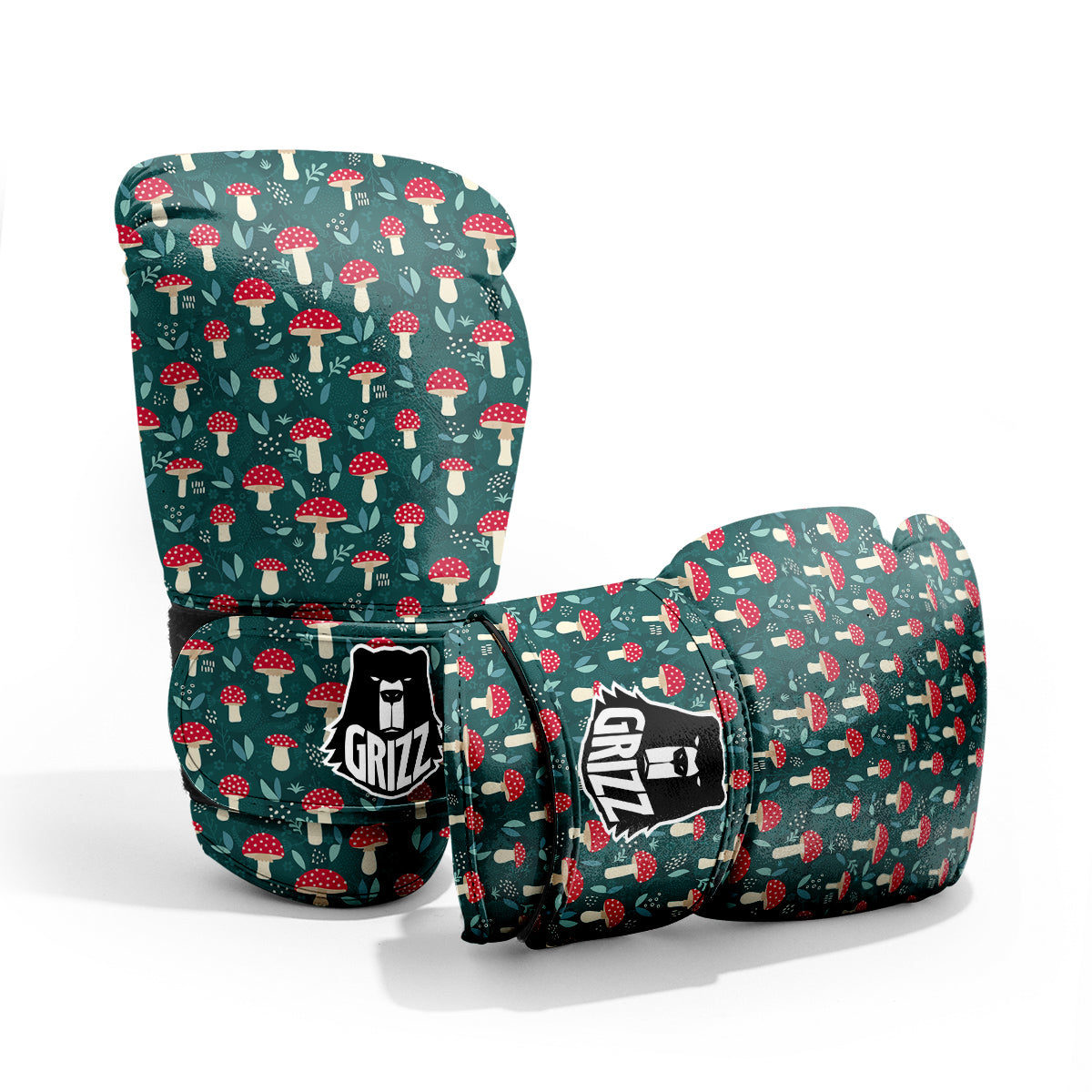 Mushroom Cute Print Pattern Pro Boxing Glove