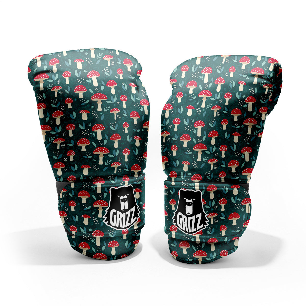 Mushroom Cute Print Pattern Pro Boxing Glove