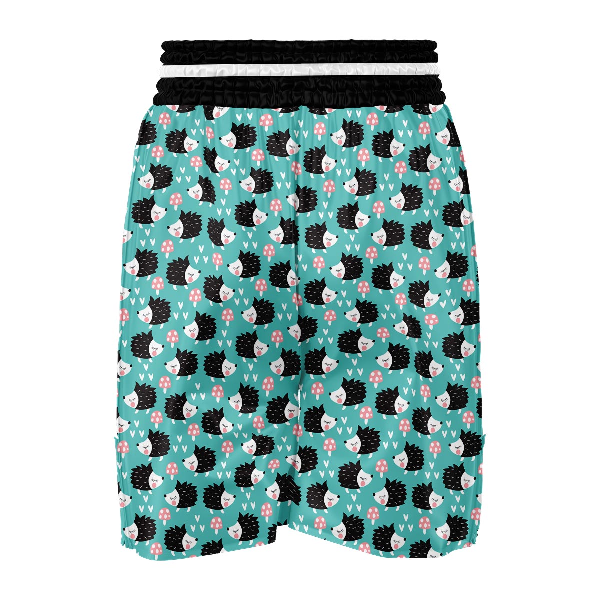 Mushroom Hedgehogs Boxing Shorts-grizzshop