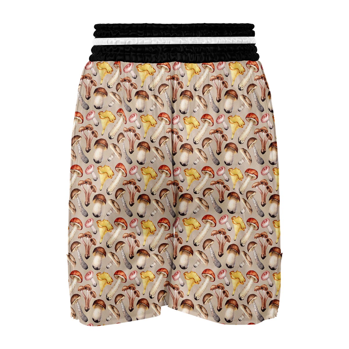 Mushroom Pattern Print Boxing Shorts-grizzshop