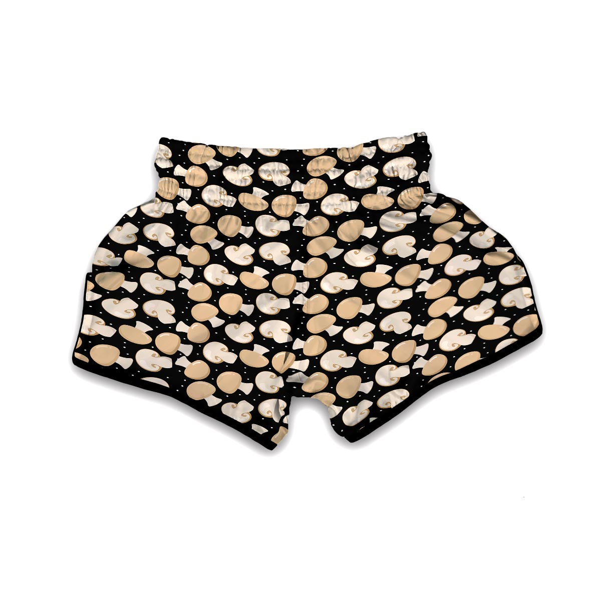 Mushroom Print Pattern Muay Thai Boxing Shorts-grizzshop