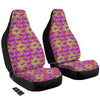 Mushroom Psychedelic Hippie Print Pattern Car Seat Covers-grizzshop