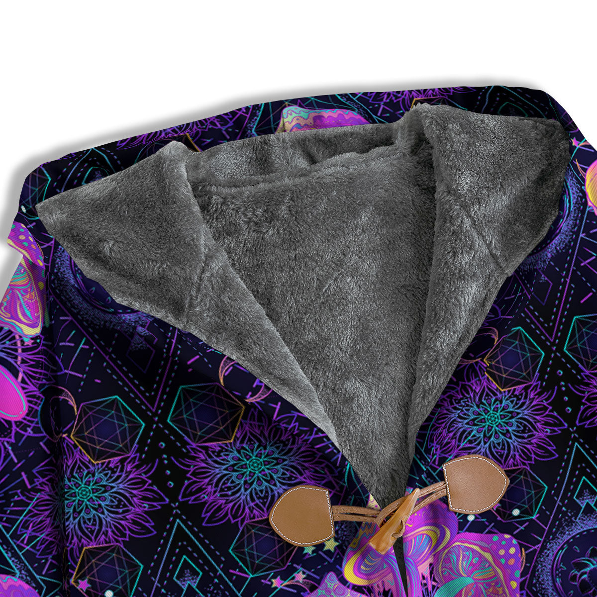 Mushroom Psychedelic Print Pattern Men's Windbreaker Jacket-grizzshop