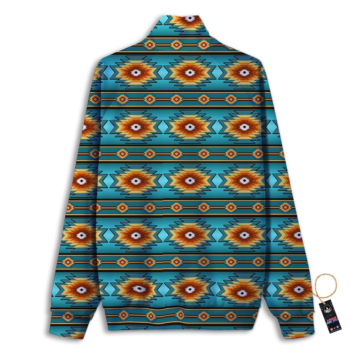 Mushroom Psychedelic Print Pattern Track Jacket-grizzshop