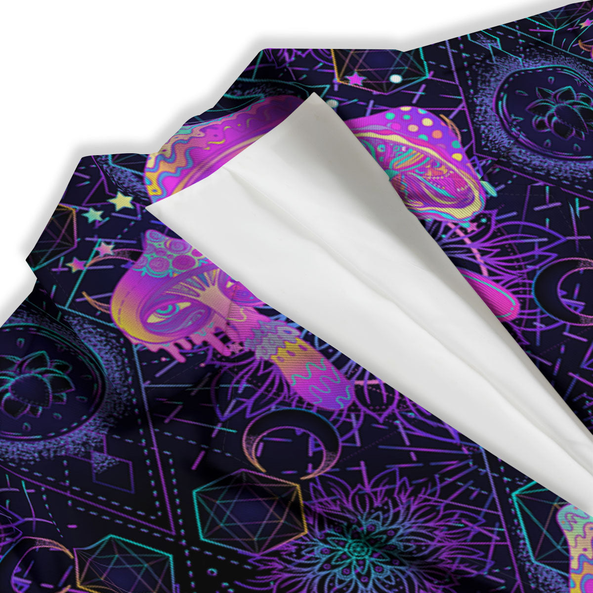 Mushroom Psychedelic Print Pattern Women's Blazer-grizzshop