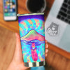 Mushrooms Psychedelic Print Tumbler-grizzshop