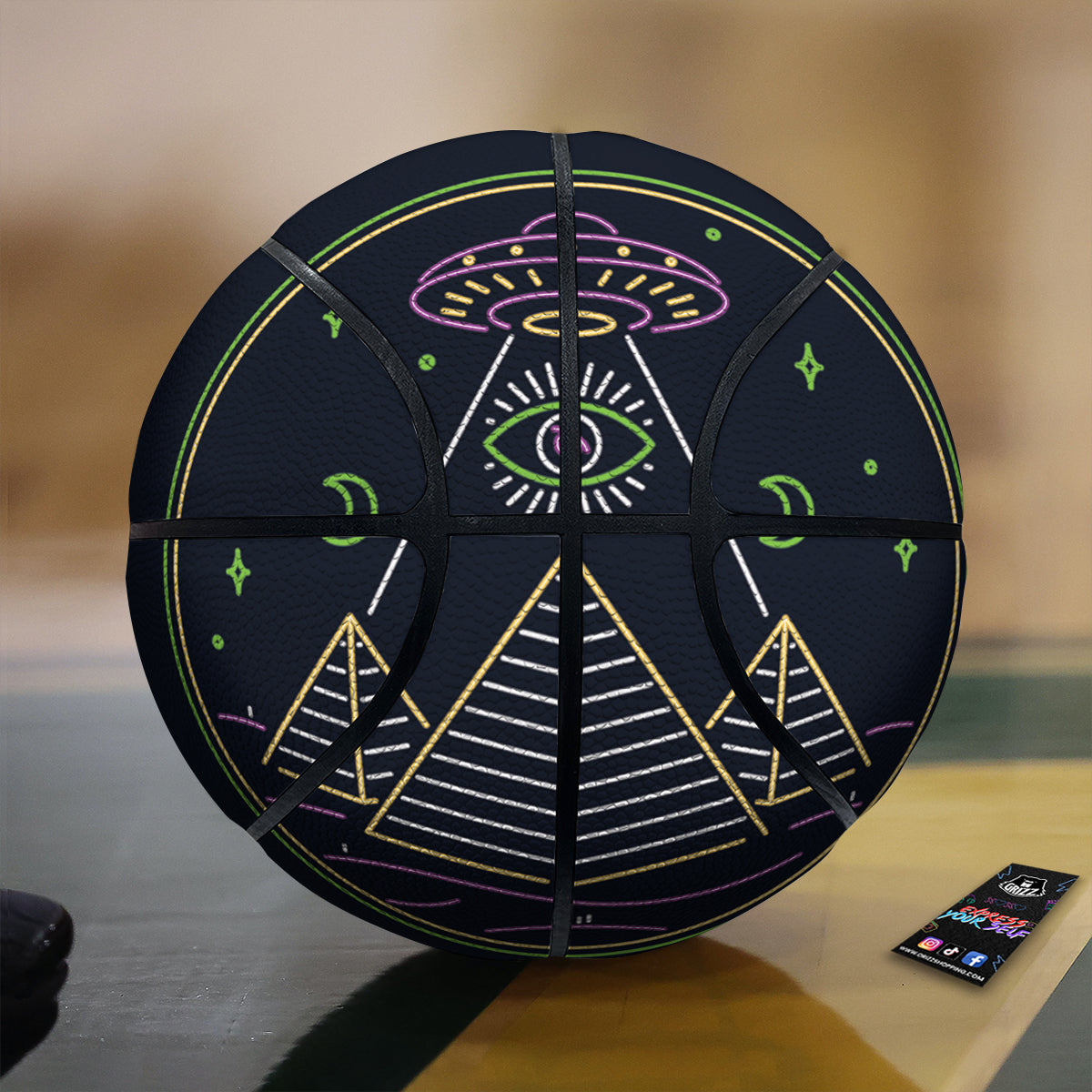 Mystery Of Egypt Neon Print Basketball