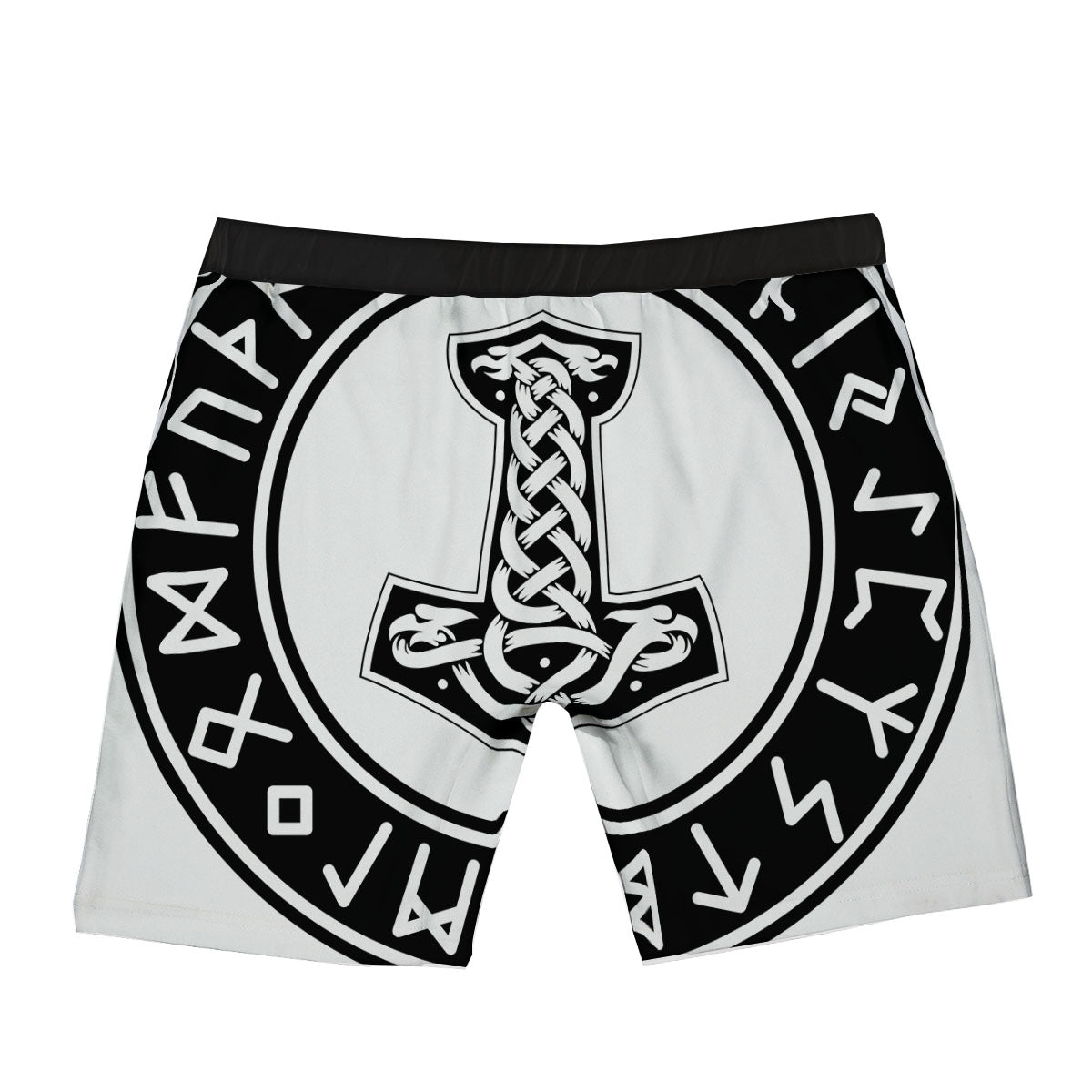 Mythology Mjolnir Norse Print Boxer Briefs-grizzshop