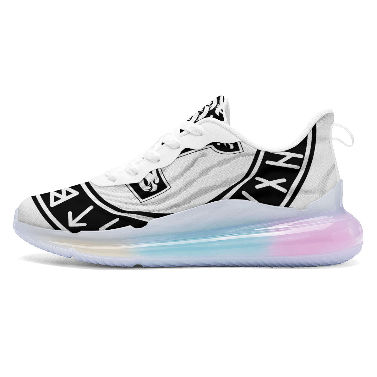 Mythology Mjolnir Norse Print Running Sneakers-grizzshop