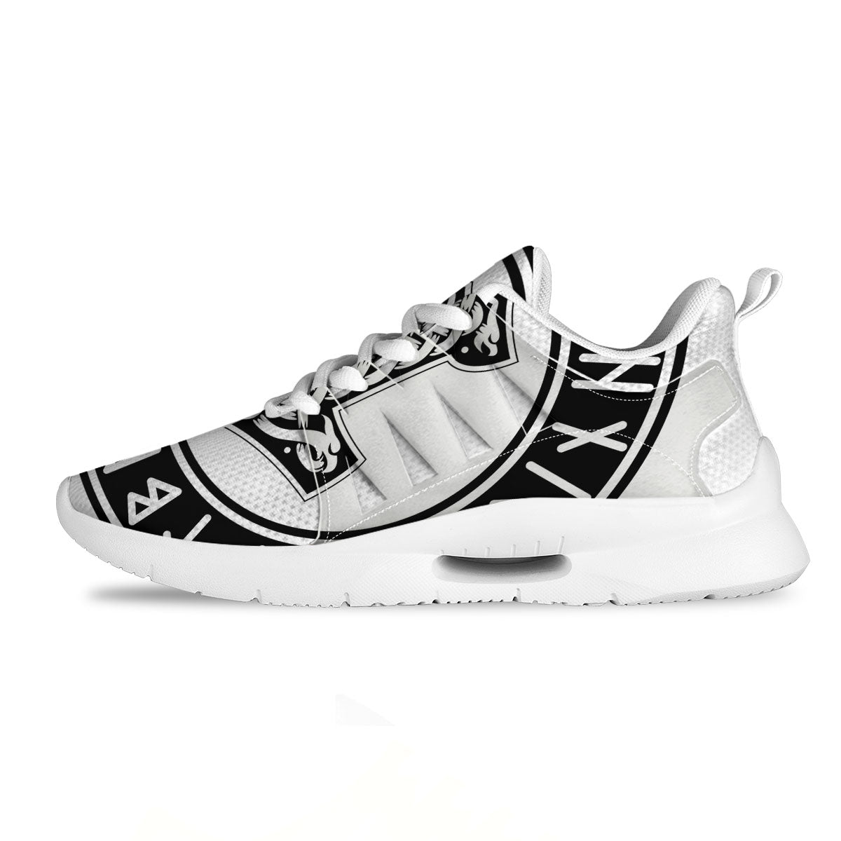 Mythology Mjolnir Norse Print Tennis Shoes-grizzshop