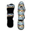 Nana Grandma Print Pattern Muay Thai Shin Guards-grizzshop