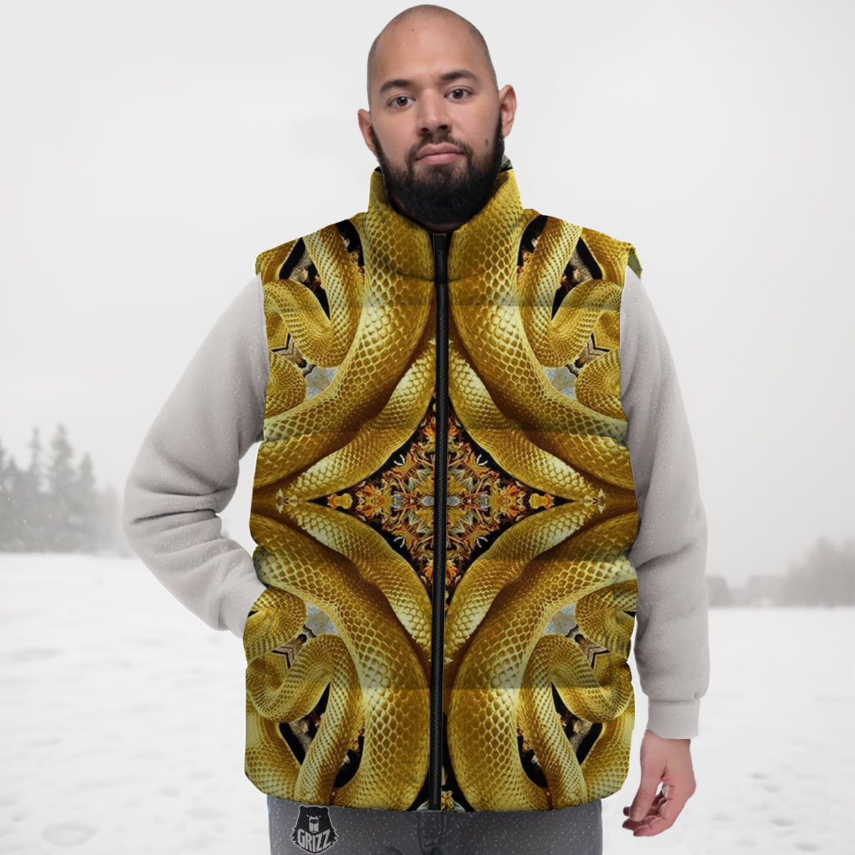 Narwhal Cute Print Pattern Down Vest-grizzshop