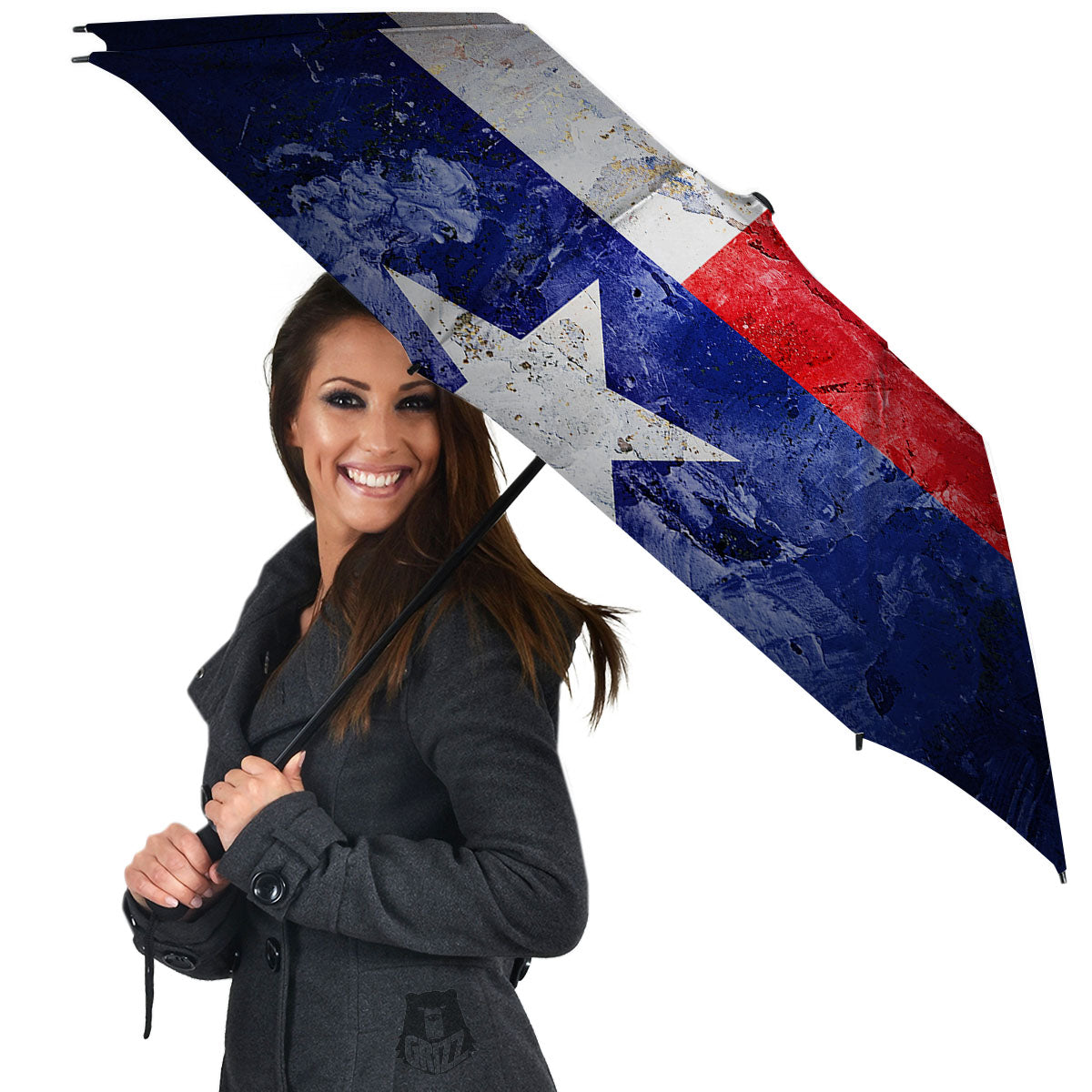 National Texas Flag Print Umbrella-grizzshop