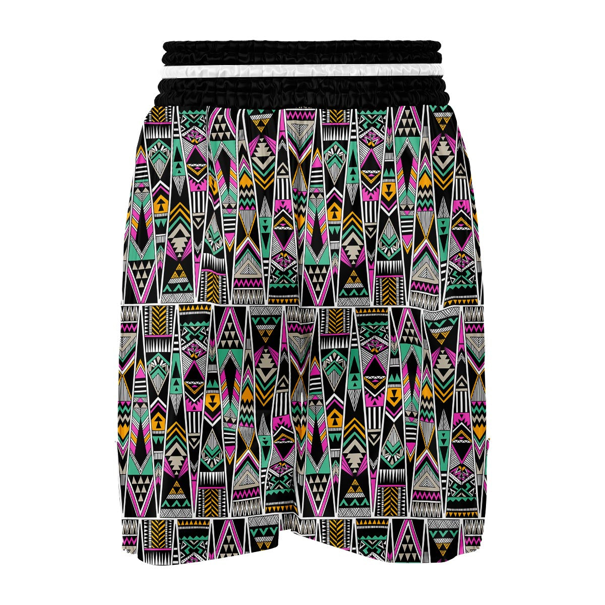 Native American Aztec Tribal Navajo Indians Print Boxing Shorts-grizzshop