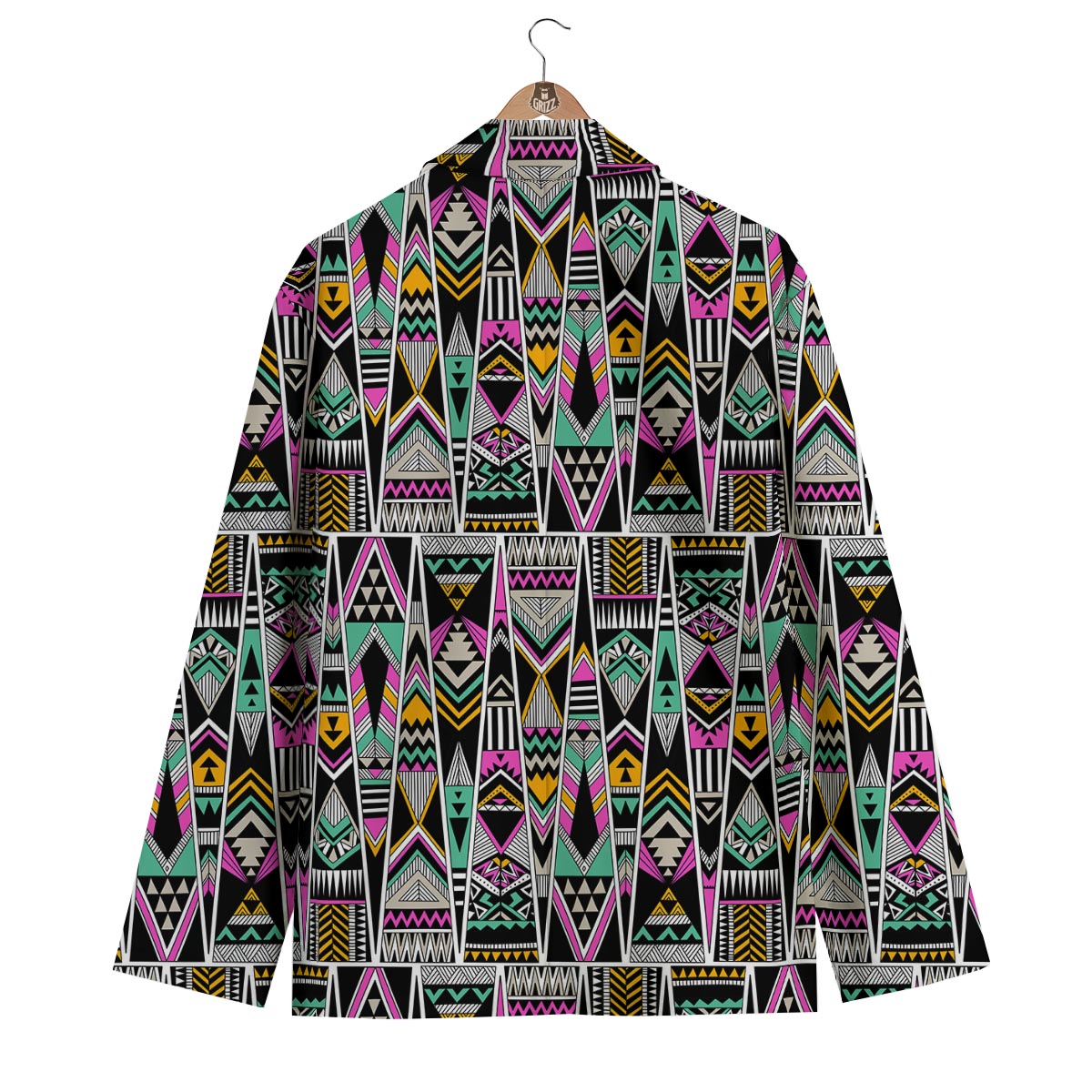 Native American Aztec Tribal Navajo Indians Print Men's Blazer-grizzshop