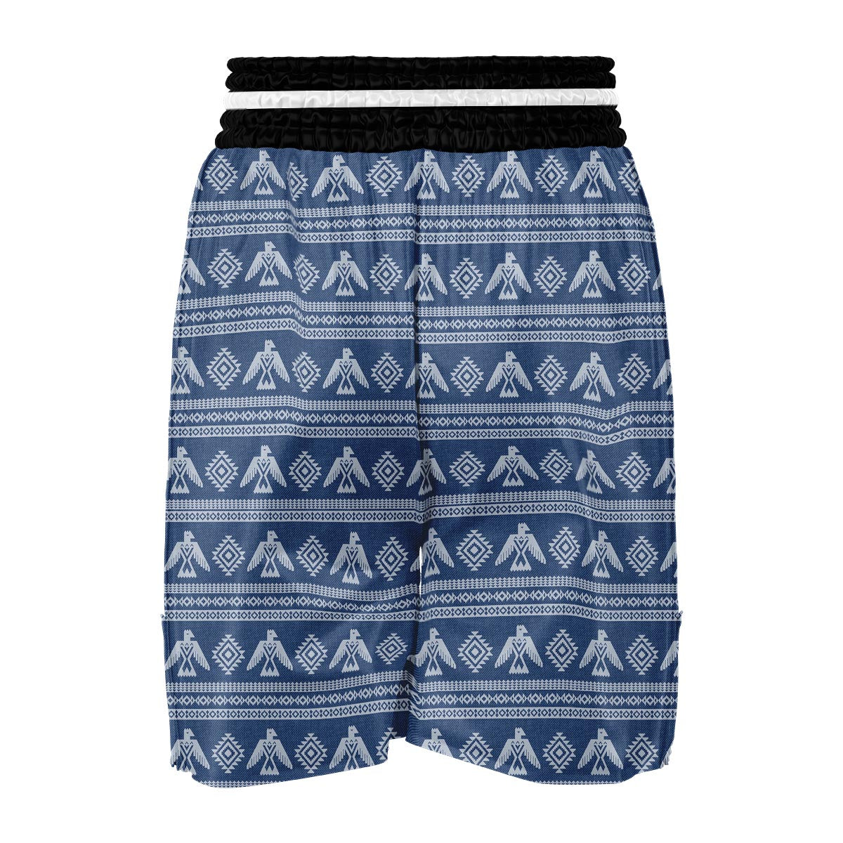 Native American Eagle Pattern Print Boxing Shorts-grizzshop