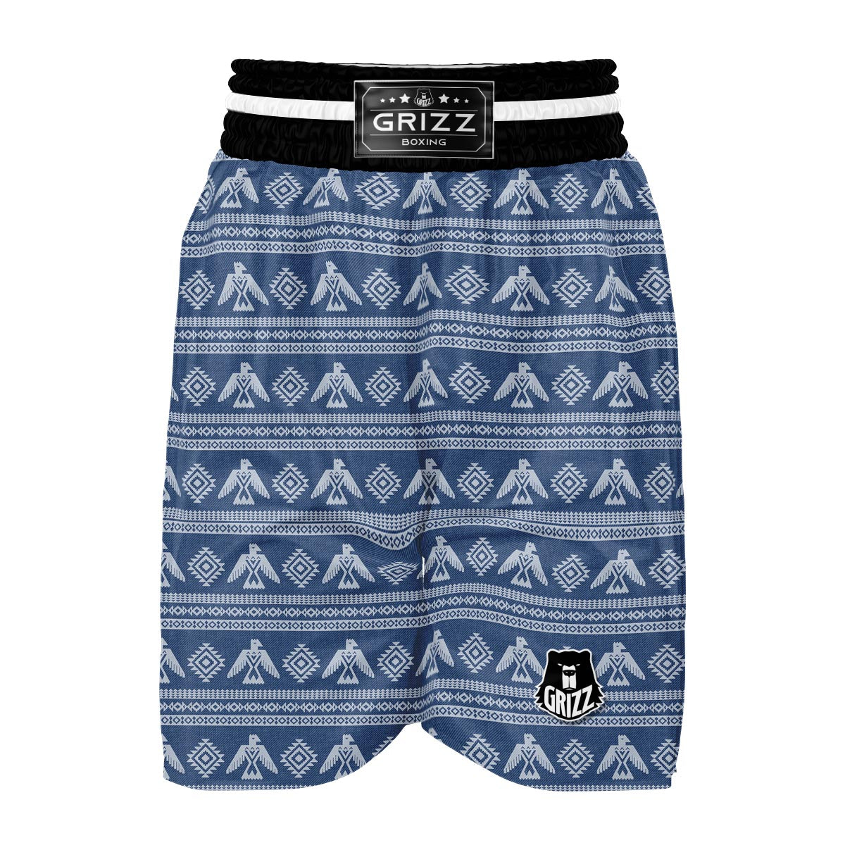 Native American Eagle Pattern Print Boxing Shorts-grizzshop