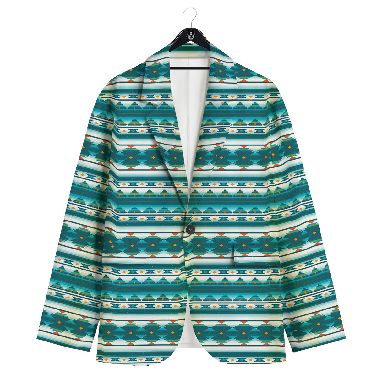 Native American Ethnic Print Pattern Men's Sport Coat-grizzshop
