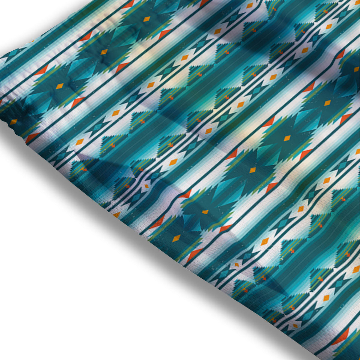 Native American Ethnic Print Pattern Mesh Shorts