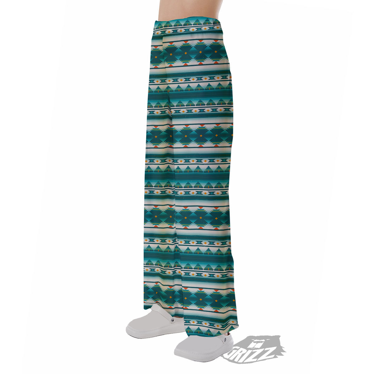 Native American Ethnic Print Pattern Pajama Pants-grizzshop