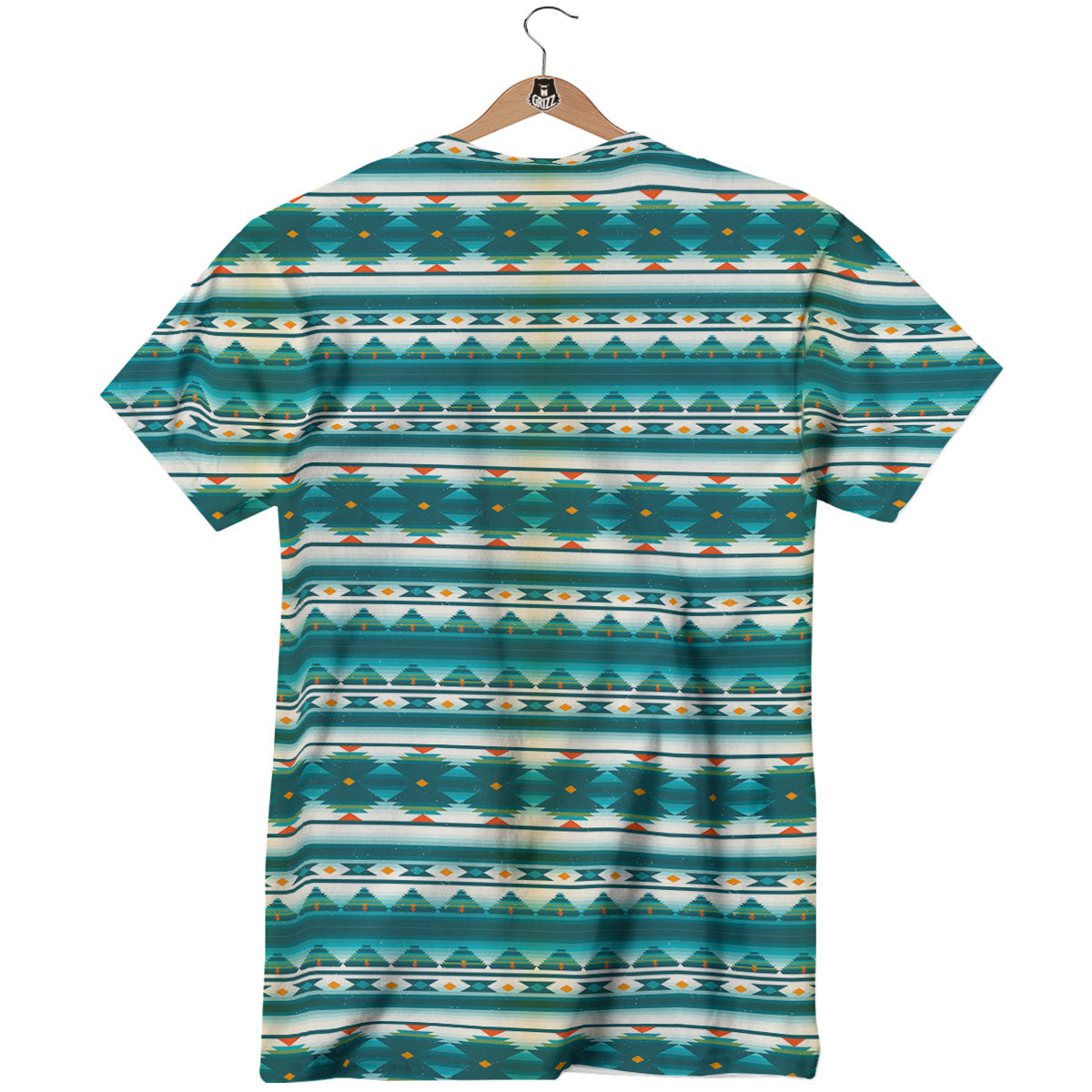 Native American Ethnic Print Pattern T-Shirt-grizzshop