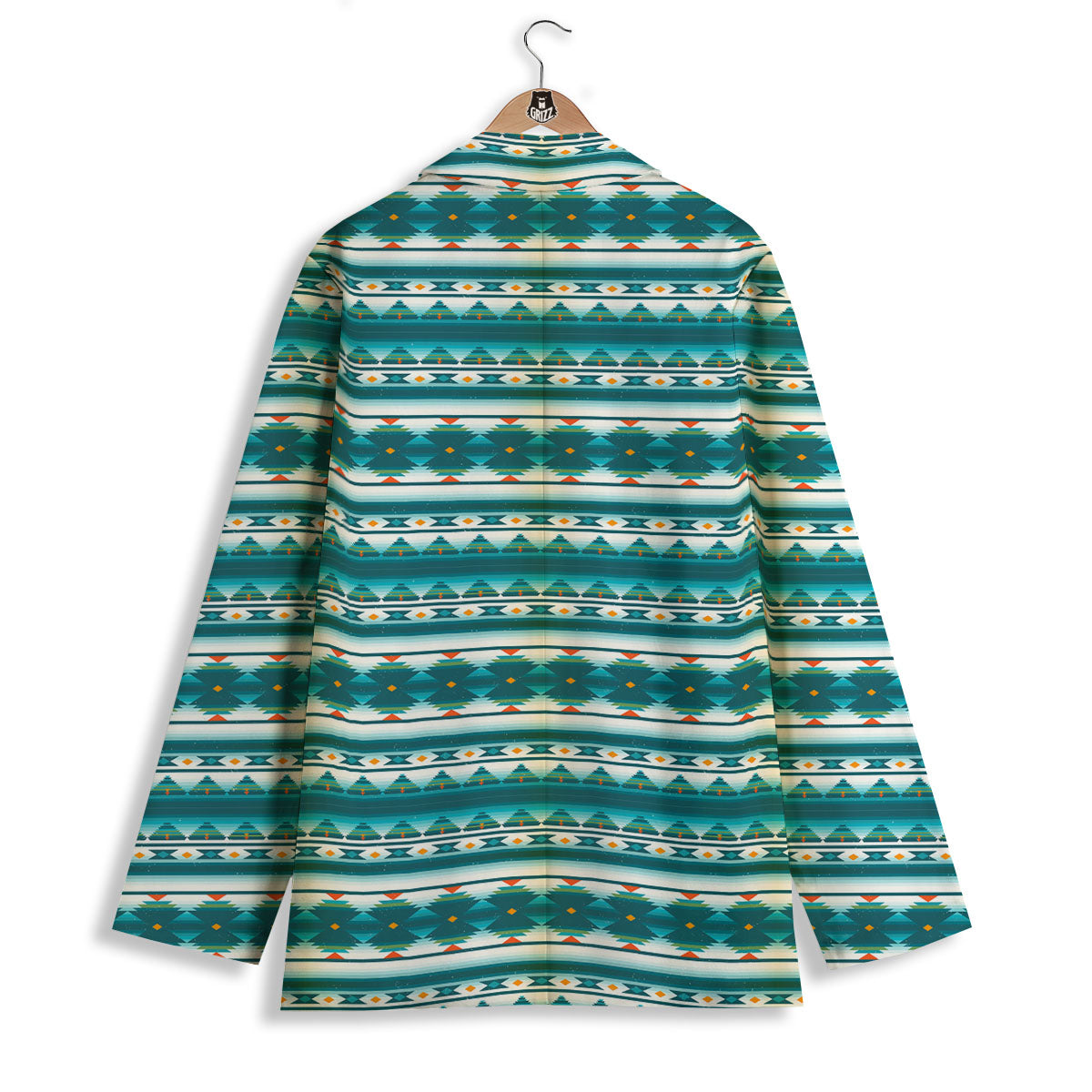 Native American Ethnic Print Pattern Women's Blazer-grizzshop