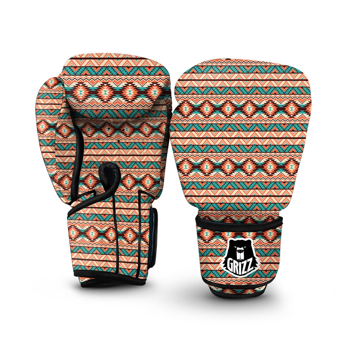 Native American Navajo Indians Aztec Tribal Print Boxing Gloves-grizzshop