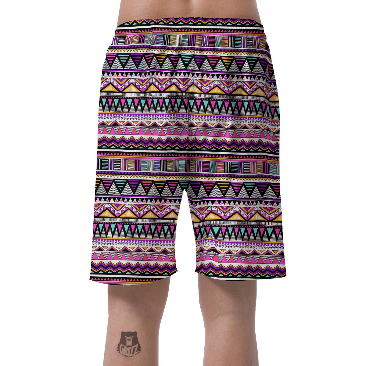 Native Aztec Men's Shorts-grizzshop