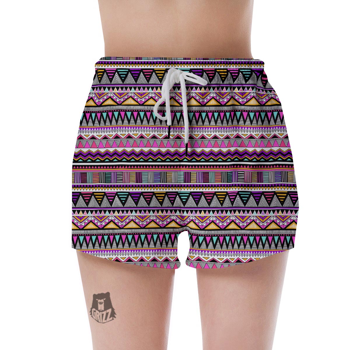 Native Aztec Women's Shorts-grizzshop