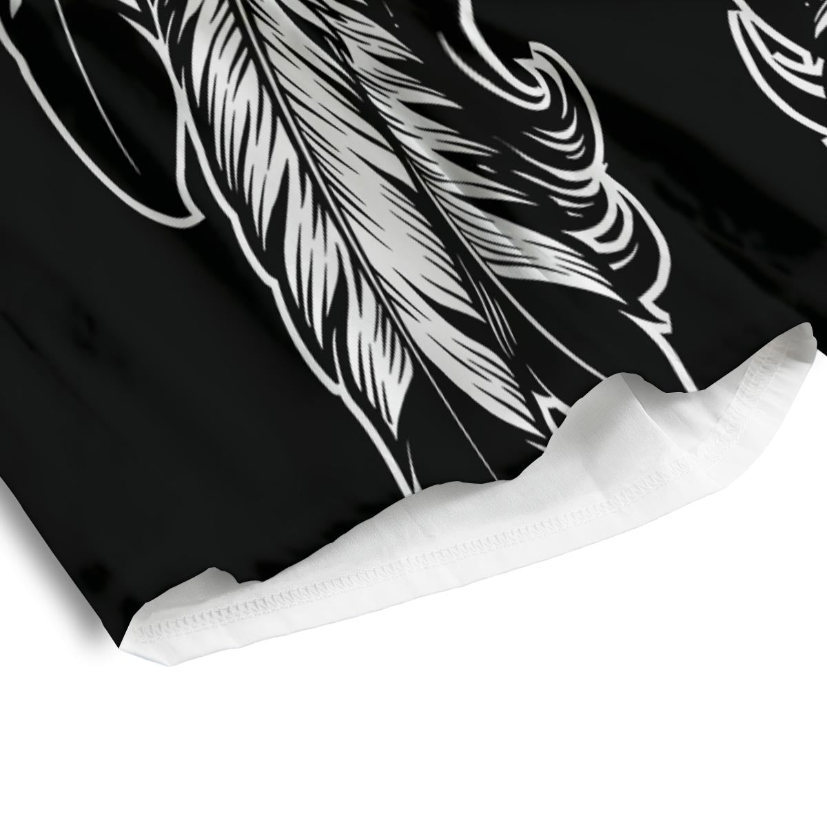 Native Indian Girl Tribal Print Men's Athletic Shorts
