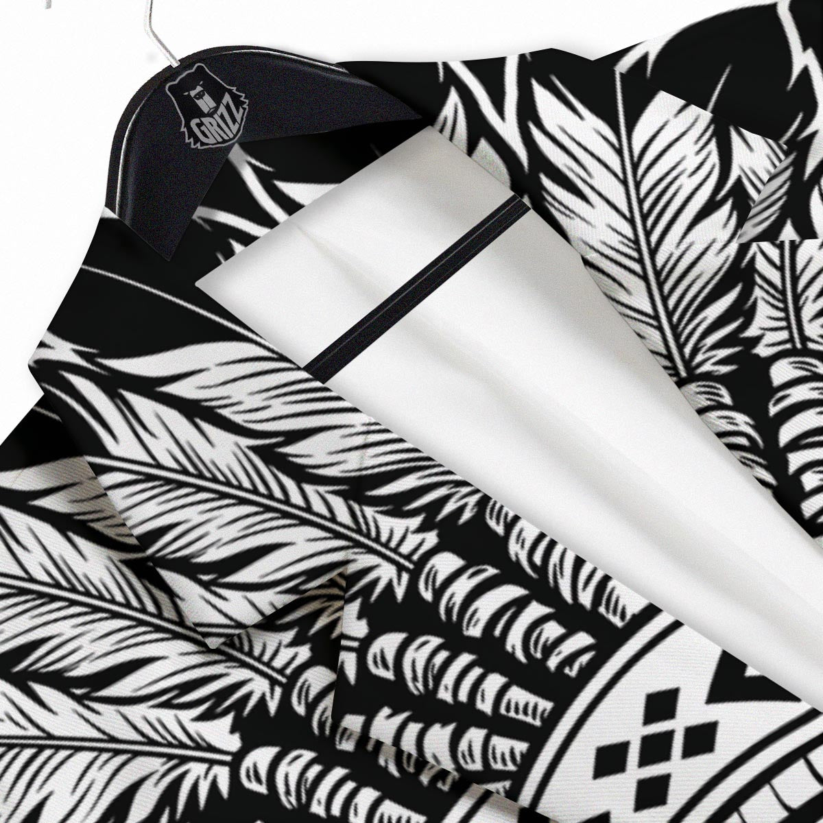 Native Indian Girl Tribal Print Men's Sport Coat-grizzshop