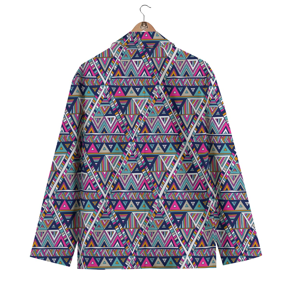Native Navajo American Indians Aztec Tribal Print Men's Blazer-grizzshop