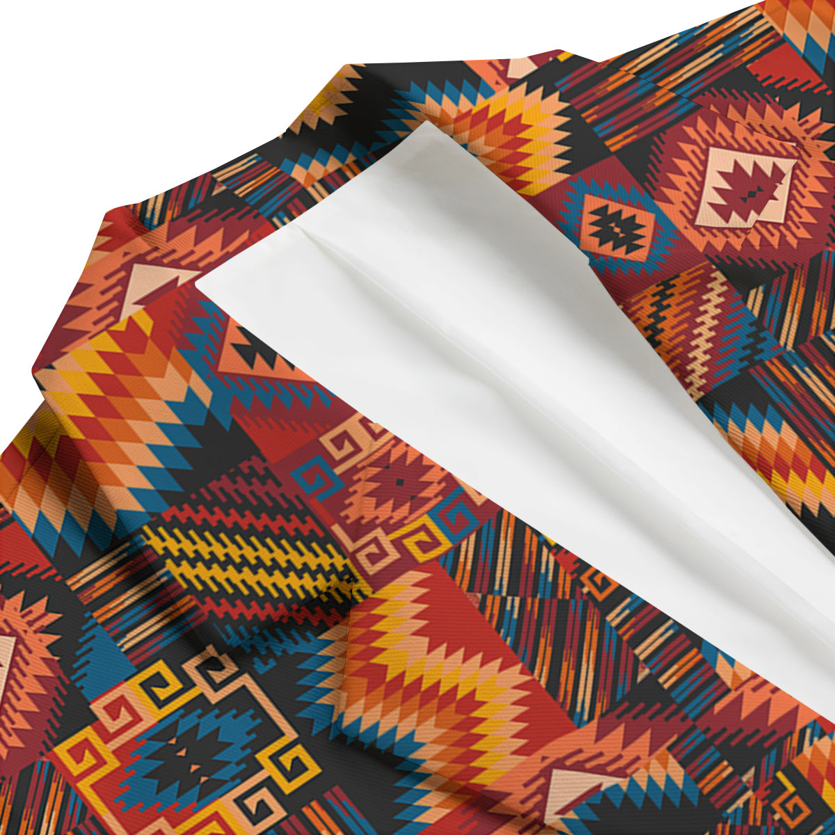 Native Pattern Pattern Men's Blazer-grizzshop