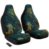 Natural Luxury Blue And Gold Marble Print Car Seat Covers-grizzshop