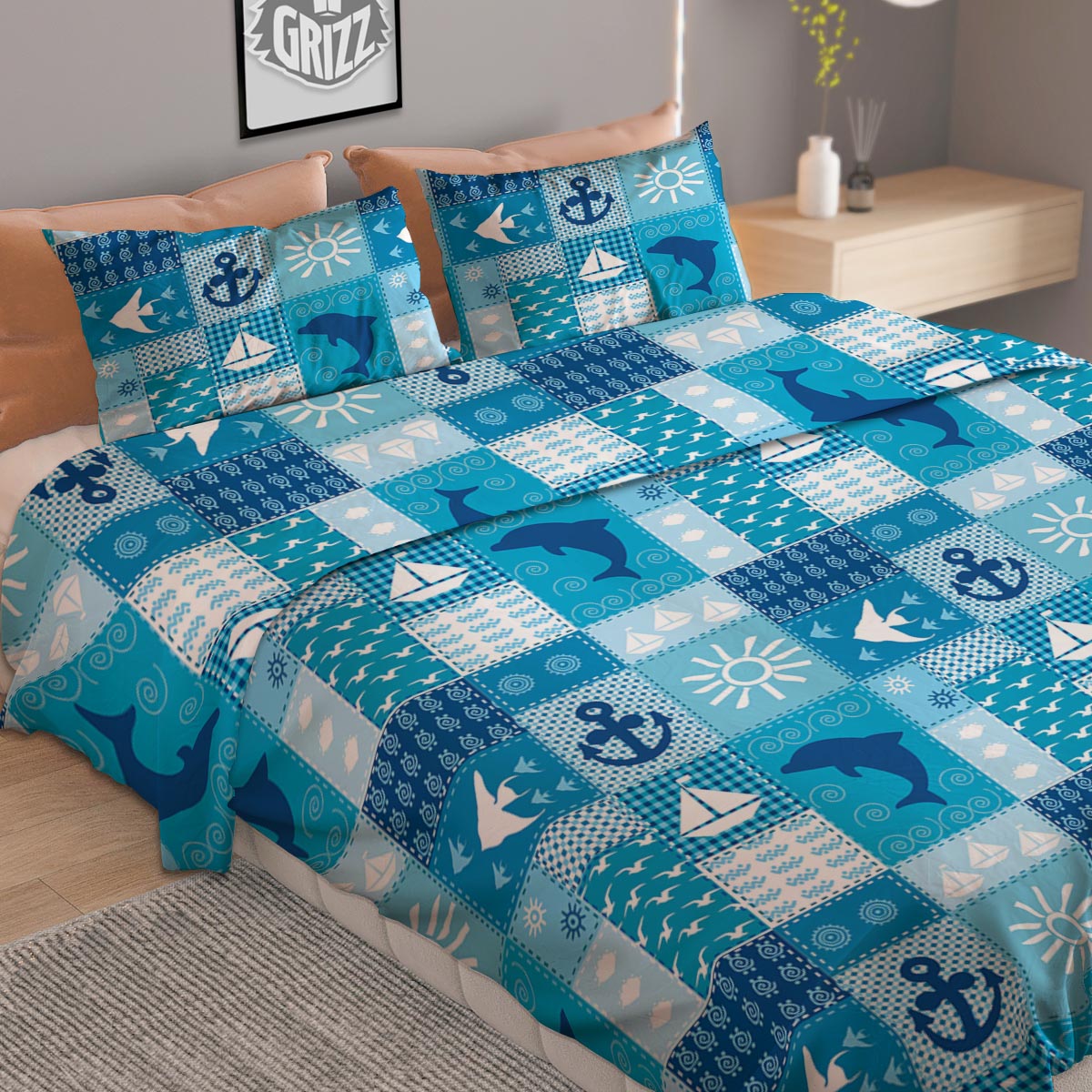 Navajo Tribal Southwestern Print Pattern Duvet Cover Bedding Set