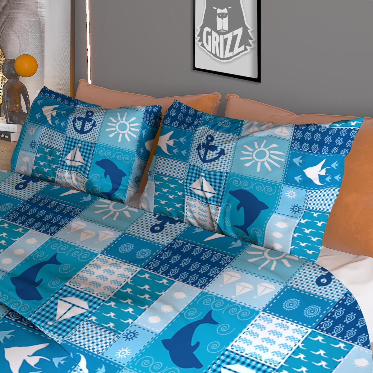 Navajo Tribal Southwestern Print Pattern Duvet Cover Bedding Set