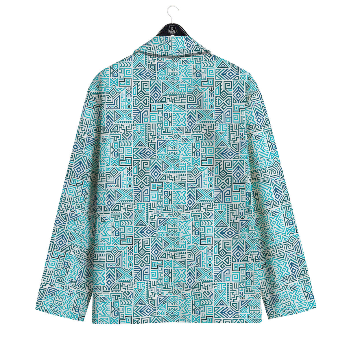 Navajo Ancient Geometric Print Men's Sport Coat-grizzshop