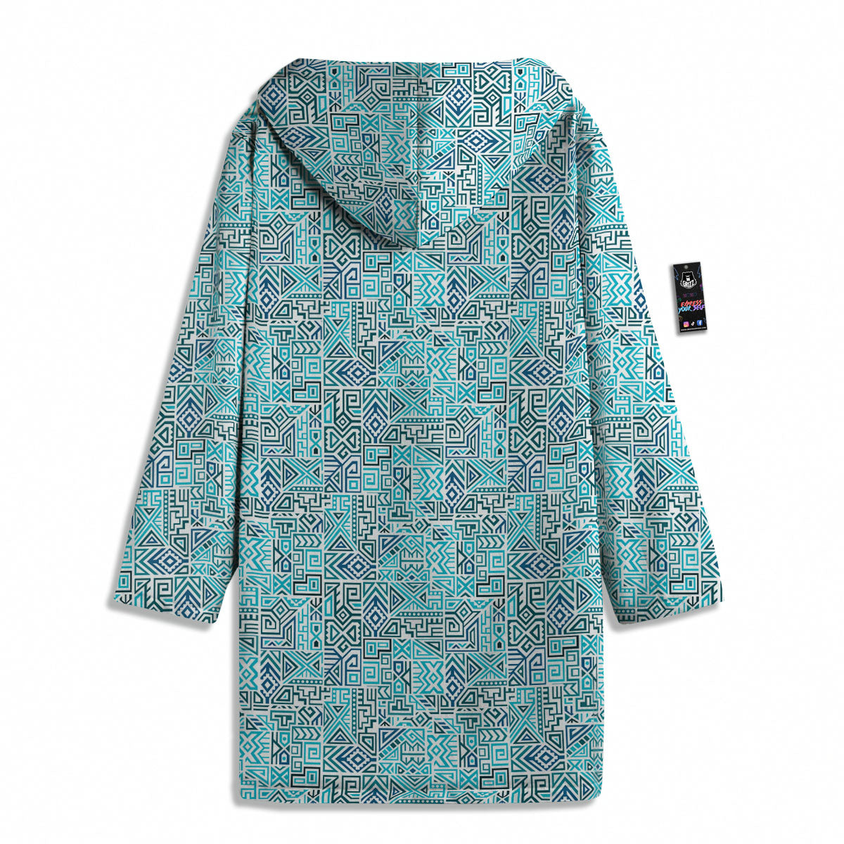 Navajo Ancient Geometric Print Men's Windbreaker Jacket-grizzshop