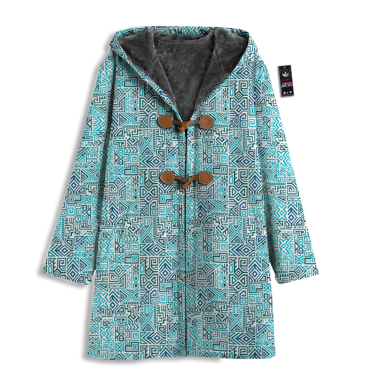 Navajo Ancient Geometric Print Men's Windbreaker Jacket-grizzshop