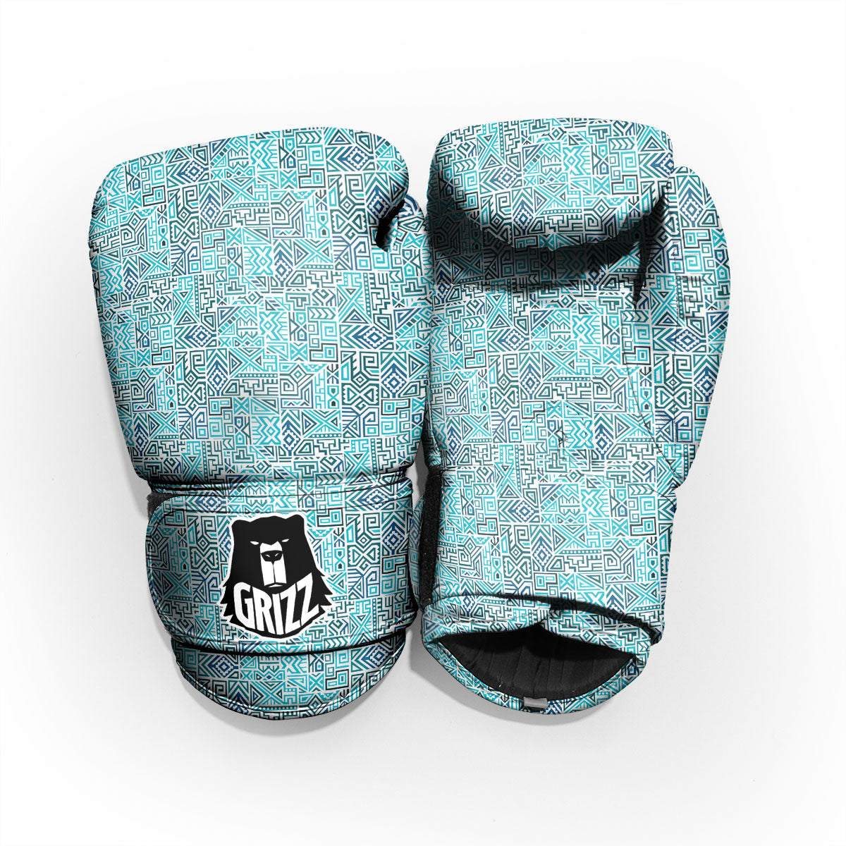 Navajo Ancient Geometric Print Pro Boxing Glove