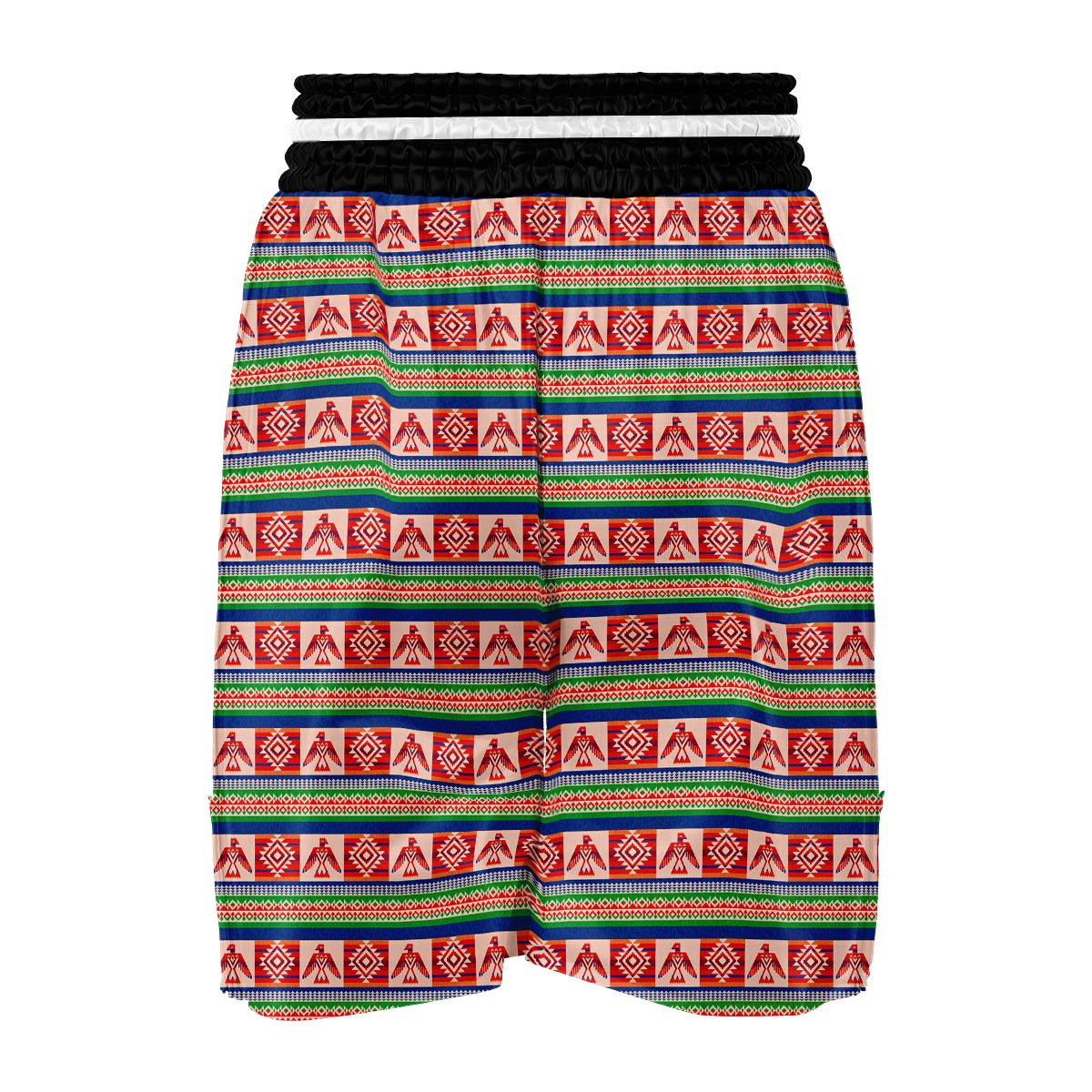 Navajo Aztec Tribal Native Indians American Print Boxing Shorts-grizzshop