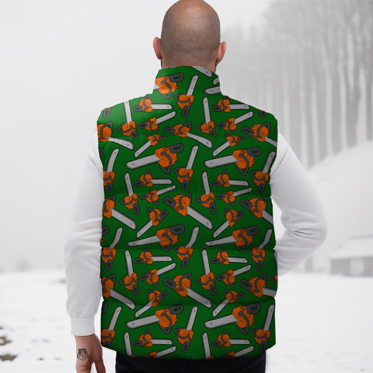 Navajo Aztec Tribal Native Indians American Print Down Vest