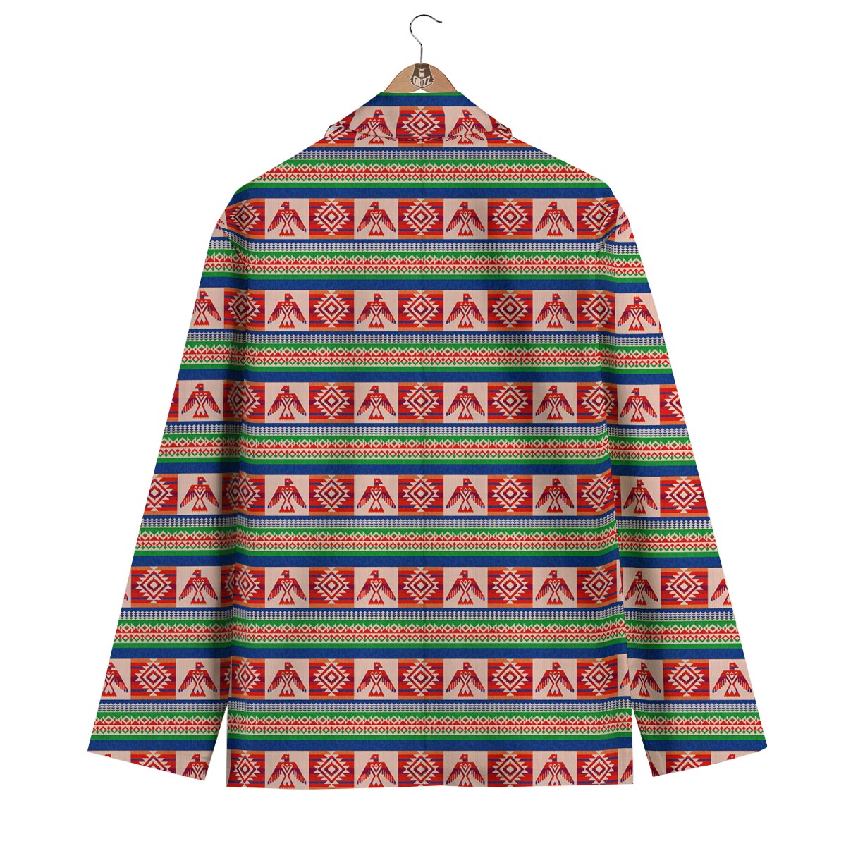 Navajo Aztec Tribal Native Indians American Print Men's Blazer-grizzshop
