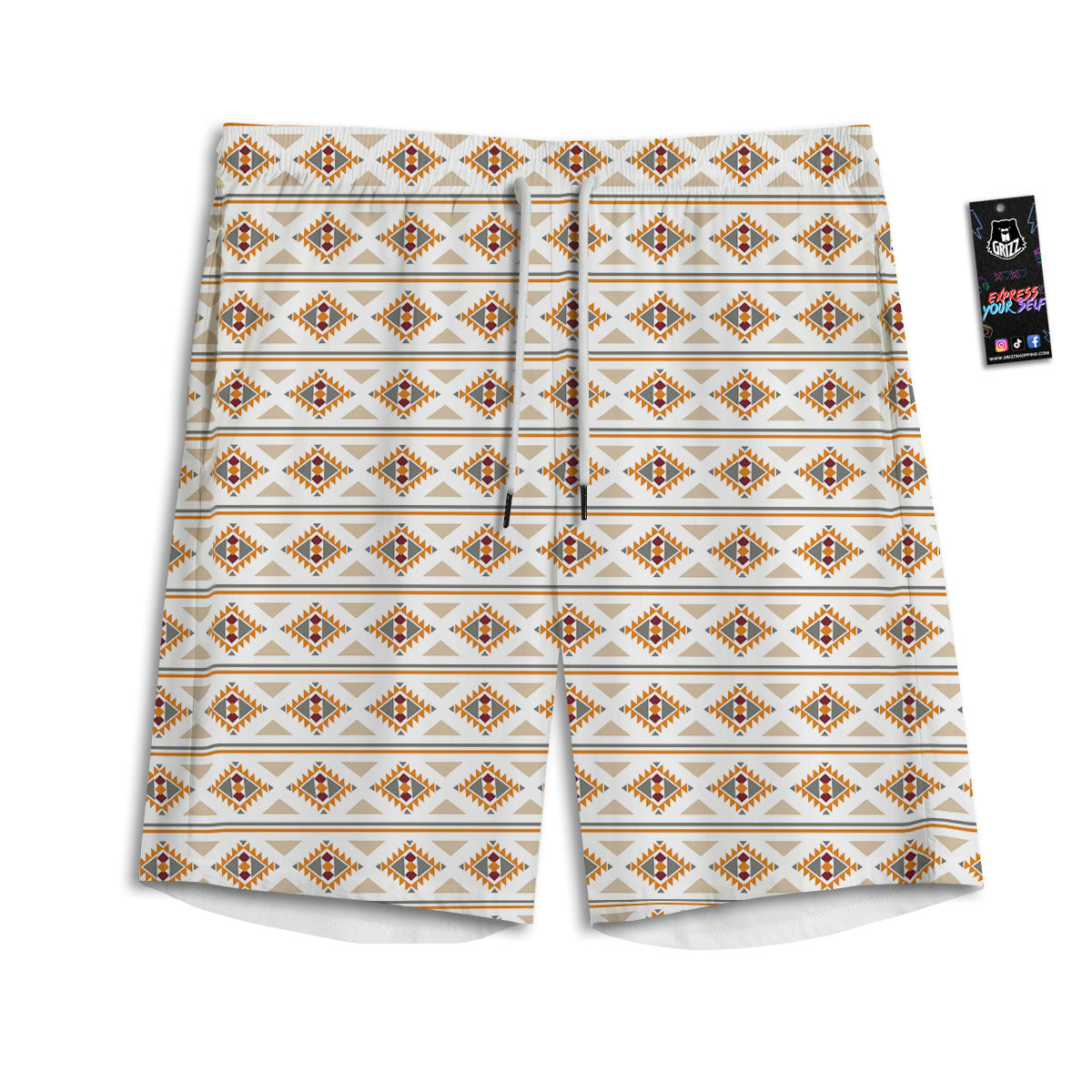 Phoenix Japanese Print Men's Athletic Shorts