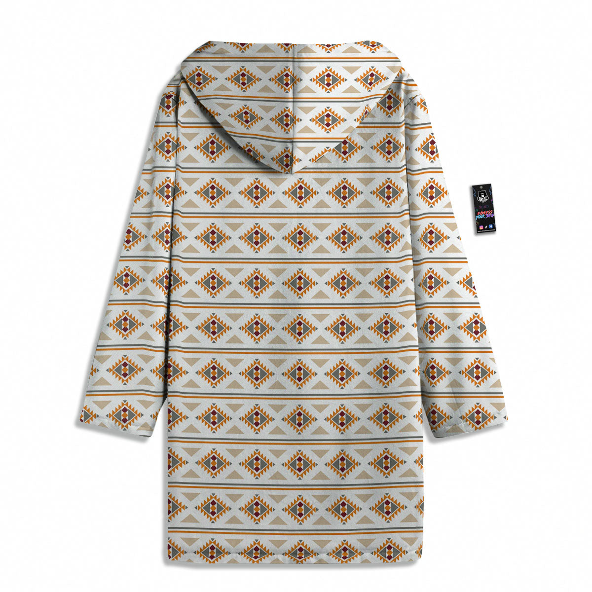 Navajo Ethnic Southwestern Print Pattern Men's Windbreaker Jacket-grizzshop