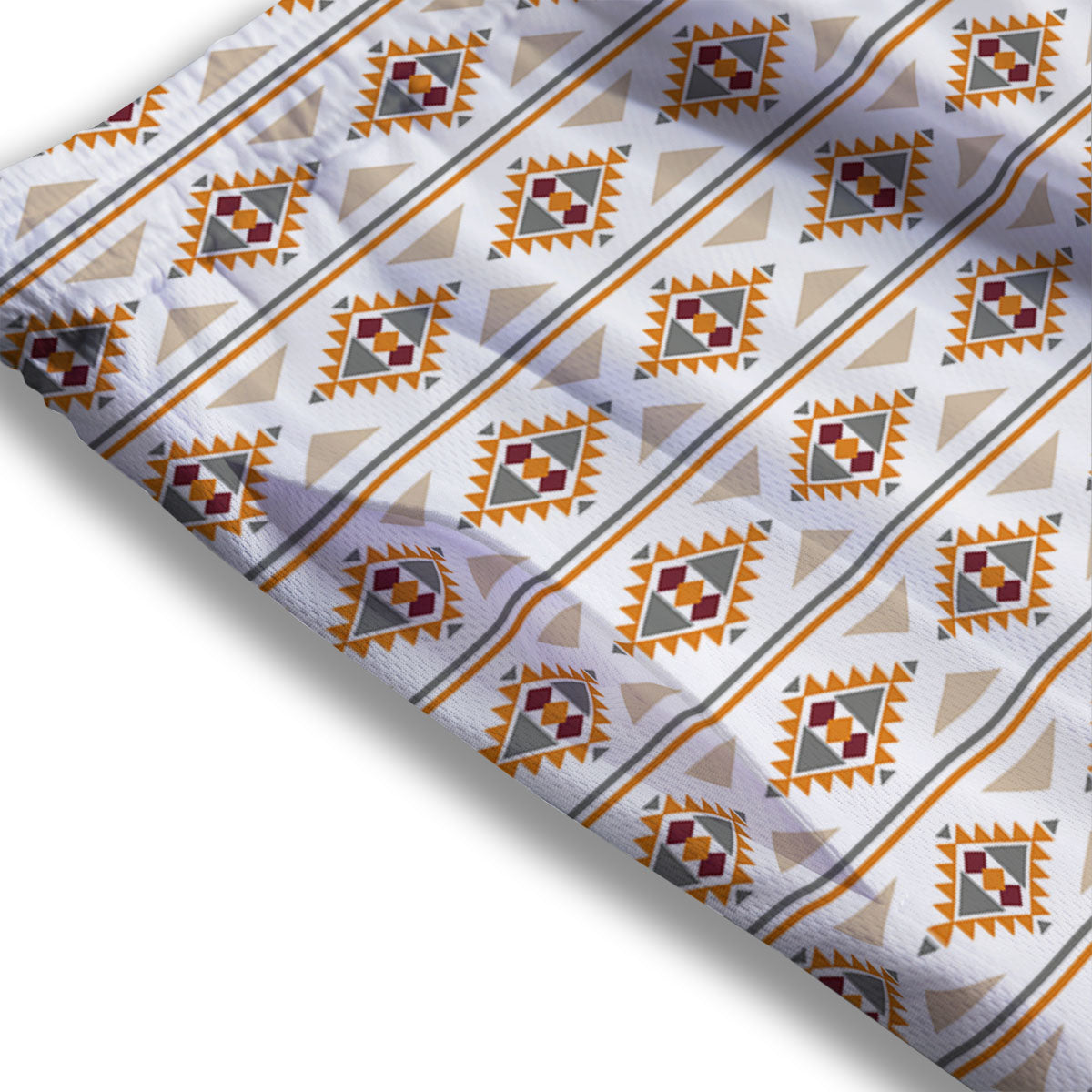 Navajo Ethnic Southwestern Print Pattern Mesh Shorts