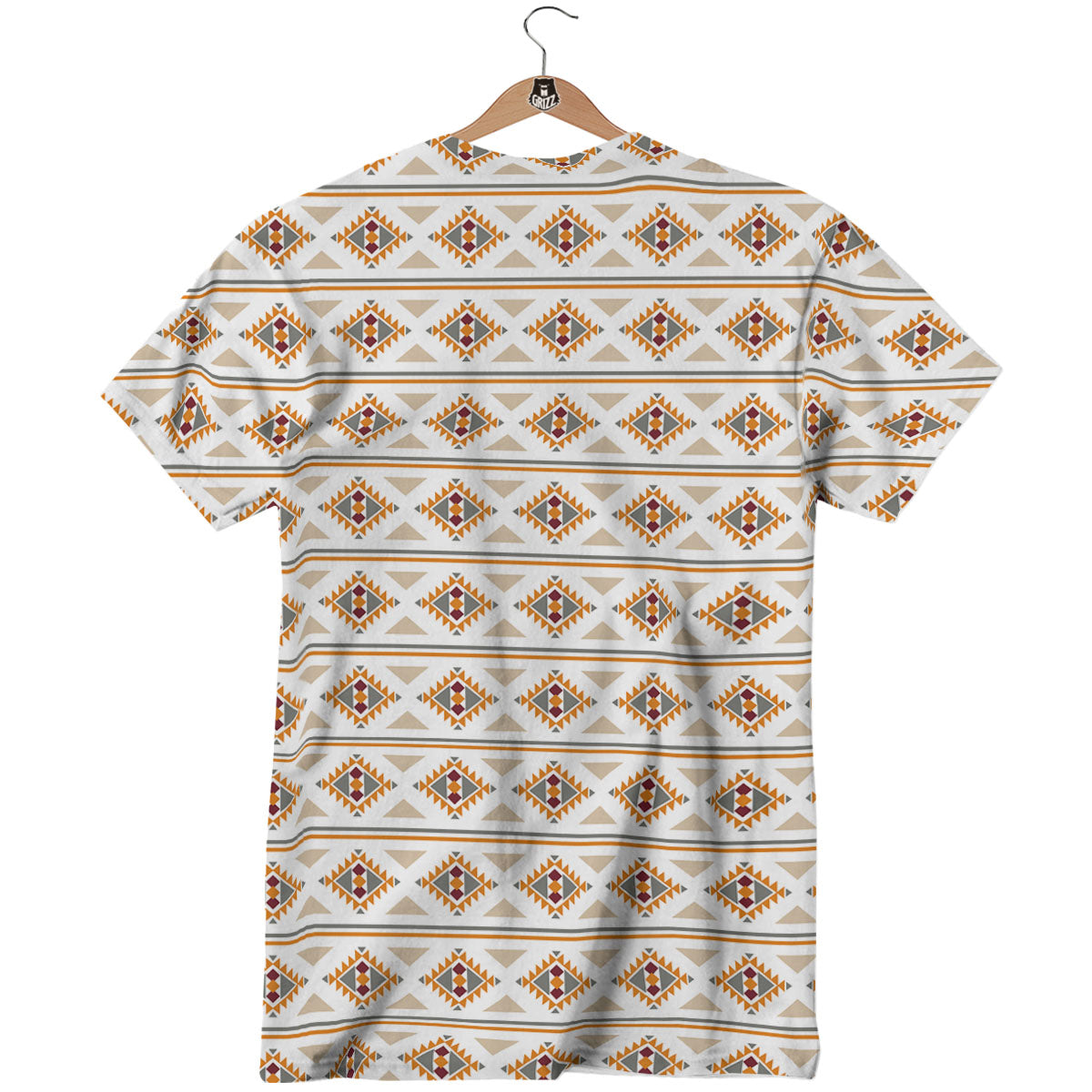 Navajo Ethnic Southwestern Print Pattern T-Shirt-grizzshop