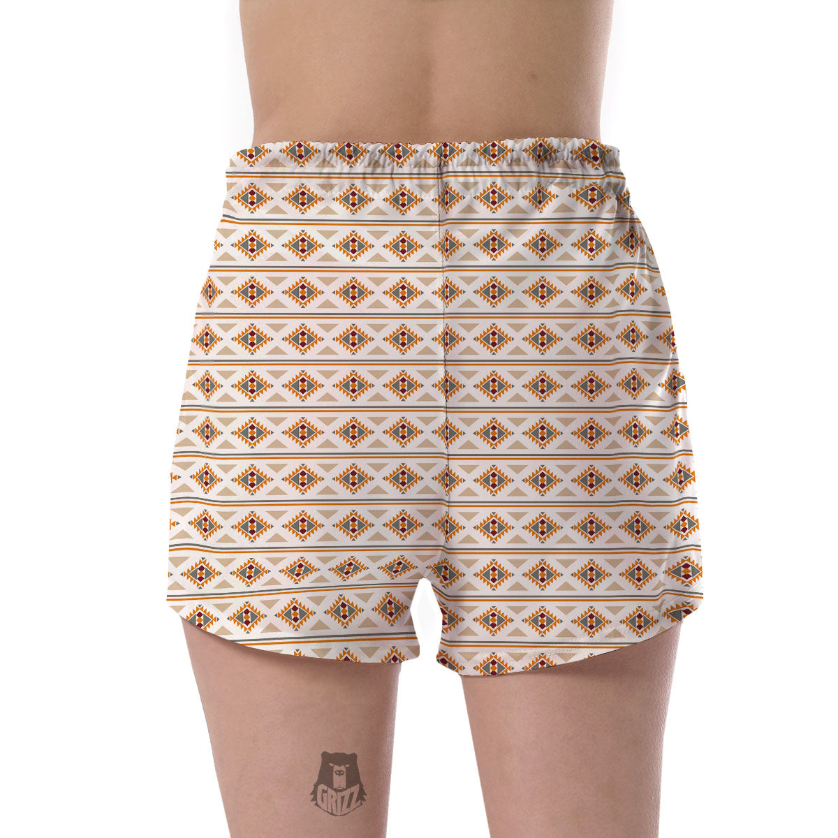 Navajo Ethnic Southwestern Print Pattern Women's Shorts-grizzshop